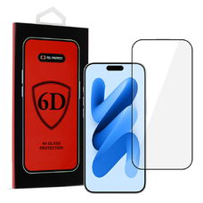 Tel Protect Full Glue 6D Edzett Üvegfólia iPhone 17 Air Fekete üvegfólia