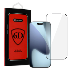 Tel Protect Full Glue 6D Tempered Glass for IPHONE 17 PRO BLACK