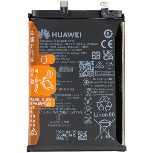 Akkumulátor HB426493EFW Huawei nova 10 / nova 9 SE 5G / nova 9 SE készülékekhez
