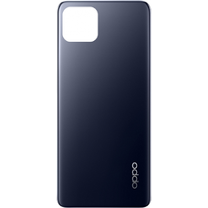 Akkumulátor fedél Oppo A73 5G, Sötétkék Fekete