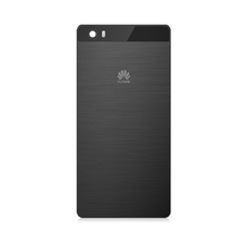 Akkumulátor fedél Huawei P8lite (2015) ALE-L21, Fekete, Kivett (A minőség)