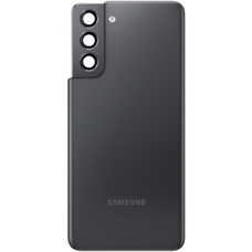 Akkumulátorfedél Samsung Galaxy S21 5G G991-hez, Phantom Gray, bontott (B fokozat)