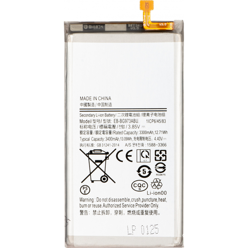 Battery EB-BG973ABU akkumulátor Samsung Galaxy S10 G973, utángyártott
