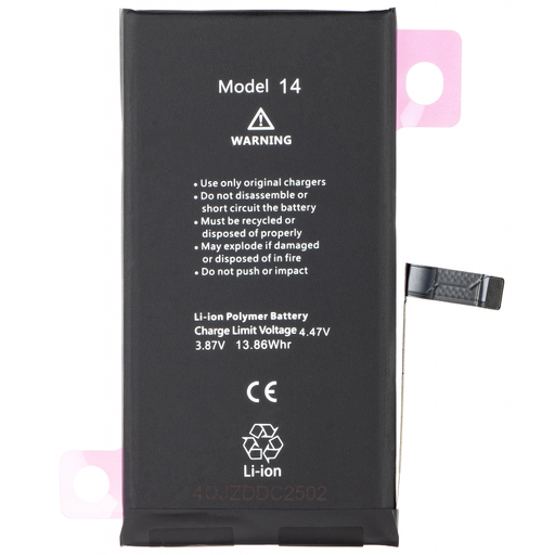 Akkumulátor Apple iPhone 14-hez, 3279mAh Diagnosztikai