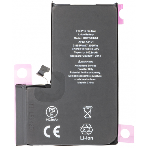 Akkumulátor Apple iPhone 15 Pro Max, 4422mAh Diagnosztikai