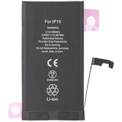 Apple iPhone 15 akkumulátor, 3349mAh Diagnosztikai