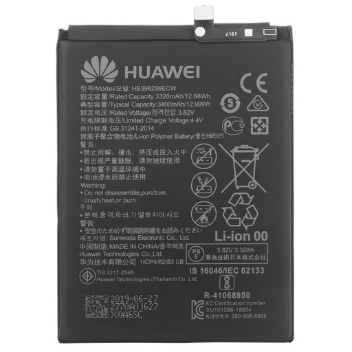Akkumulátor HB396286ECW Honor 20 lite / Huawei P Smart (2019) / 10 Lite készülékhez, Utángyártott