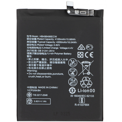 Akkumulátor HB486486ECW Huawei P30 Pro / Mate 20 Pro készülékhez, utángyártott