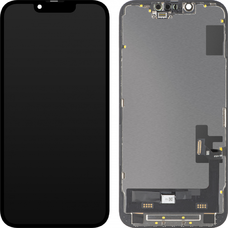 LCD kijelző modul MP Apple iPhone 14-hez, Soft OLED FHD Diagnosztikai Verzió, Utángyártott, Fekete