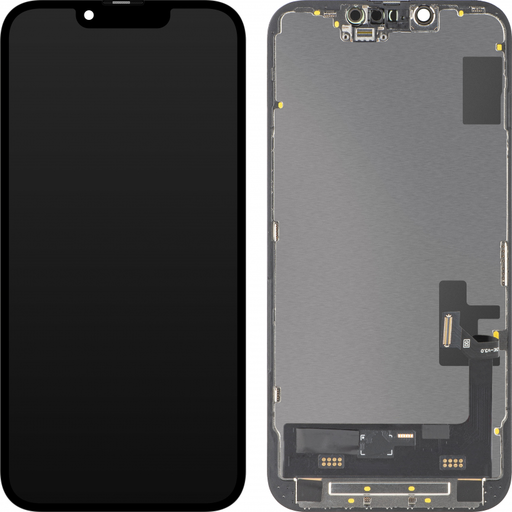 LCD Kijelző Modul MP Apple iPhone 14-hez, Soft OLED FHD IC Mozgó Verzió, Utángyártott, Fekete