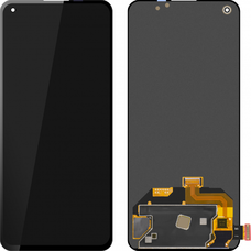 LCD kijelző modul MP Realme GT Master készülékhez, OLED verzió, keret nélkül, utángyártott, fekete