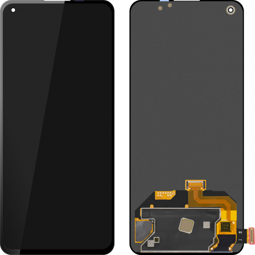 LCD kijelző modul MP Realme GT Master készülékhez, OLED verzió, keret nélkül, utángyártott, fekete