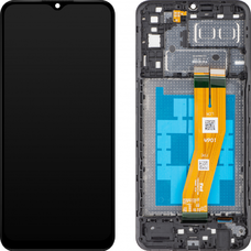 LCD kijelző modul MP Samsung Galaxy A04e A042 készülékhez, utángyártott, fekete