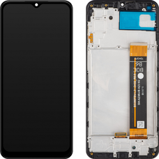 LCD Display Modul MP Samsung Galaxy A23 5G A236, Utángyártott, Fekete