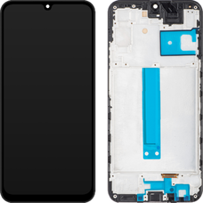 LCD Kijelző Modul MP Samsung Galaxy A25 A256-hoz, Utángyártott, Fekete