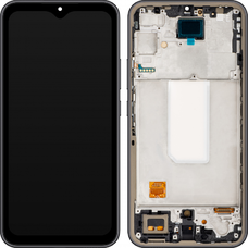 LCD kijelző modul MP Samsung Galaxy A34 A346, OLED verzió, nem eredeti, grafit