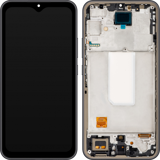 LCD kijelző modul MP Samsung Galaxy A34 A346, OLED verzió, nem eredeti, grafit