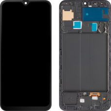 LCD kijelző modul MP Samsung Galaxy A50 A505 fekete
