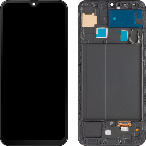 LCD kijelző modul MP Samsung Galaxy A50 A505 fekete