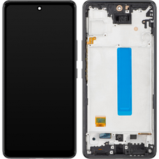 LCD Kijelző Modul MP Samsung Galaxy A53 5G A536, Utángyártott, Fekete,