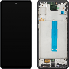 LCD kijelző modul MP Samsung Galaxy A73 5G A736-hoz, utángyártott, fekete