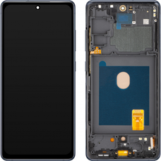 LCD Kijelző Modul MP Samsung Galaxy S20 FE G780, OLED Verzió, Utángyártott, Cloud Navy