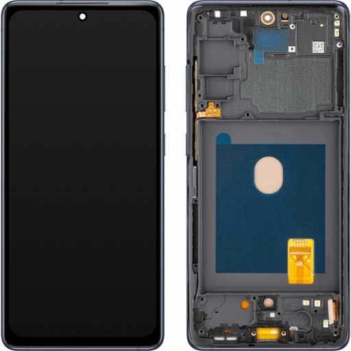 LCD Kijelző Modul MP Samsung Galaxy S20 FE G780, OLED Verzió, Utángyártott, Cloud Navy