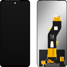 LCD kijelző modul MP Tecno Pop 8 / Spark 20 / Spark 20C / Spark Go 2024, keret nélkül, utángyártott, fekete