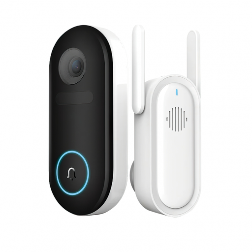iMILAB Smart Csengő, Wi-Fi, 2.5K, Fehér CMSXJ33A + CMSXJ33B
