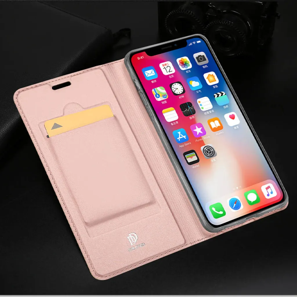 Dux Ducis Skin Pro fliptok iPhone XR pink - 20