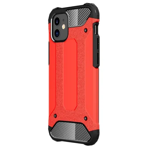 iPhone 12 mini Defender műanyag tok piros