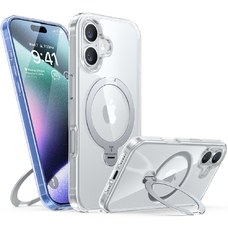  Torras - Ostand Spin Sorozat - iPhone 16 Plus - Átlátszó tok