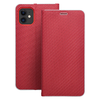  iPhone 17 Pro Max LUNA Fliptok Carbon piros tok - 0. kép