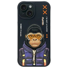 Nimmy Cool&Cute 2.0 Monkey tok iPhone 15 - fekete