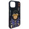 Nimmy Cool&Cute 2.0 Monkey tok iPhone 15 - fekete - 4. kép