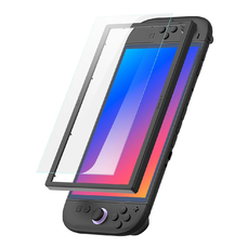 Edzett üveg Dux Ducis HD Nintendo Switch 2-re szerelési kerettel üvegfólia