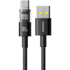USB-A - USB-C kábel Baseus Display 2, 100W, 5A, 2m, Fekete P10382701111-00 - 3. kép