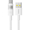 USB-A - USB-C kábel Baseus Display 2, 100W, 5A, 2m, Fehér P10382701211-01 - 0. kép