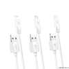 USB-A - Lightning kábel Hoco Rapid X1, 18W, 2.4A, 1m, fehér - 1. kép