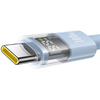 USB-A - USB-C kábel Baseus Display 2, 100W, 5A, 2m, kék P10382701311-01 - 2. kép