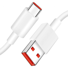 USB-A - USB-C kábel Xiaomi, 60W, 6A, 1m, Fehér 450100001S4S