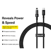 USB-C - Lightning kábel Baseus Gem, 20W, 2.4A, 2m, fekete P10373001111-01 - 0. kép