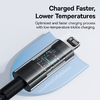 USB-C - Lightning kábel Baseus Gem, 20W, 2.4A, 2m, fekete P10373001111-01 - 2. kép