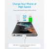 USB-C to USB-C kábel Anker 322, 60W, 3A, 0.9m, Fehér A81F5G21 - 1. kép