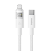 USB-C to USB-C kábel Baseus Display 2, 100W, 5A, 2m, fehér P10382702211-01 - 0. kép