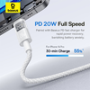 USB-C to USB-C kábel Baseus Display 2, 100W, 5A, 2m, fehér P10382702211-01 - 3. kép