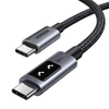 USB-C to USB-C kábel UGREEN L509, 100W, 5A, 1m, Szürke - 0. kép