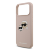 Karl Lagerfeld Szilikon Ikonikus Fejek MagSafe Tok iPhone 17 Pro Max Pink - 3. kép