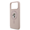Karl Lagerfeld Liquid Silicone Karl és Choupette MagSafe tok iPhone 17 Pro Max Pink - 3. kép