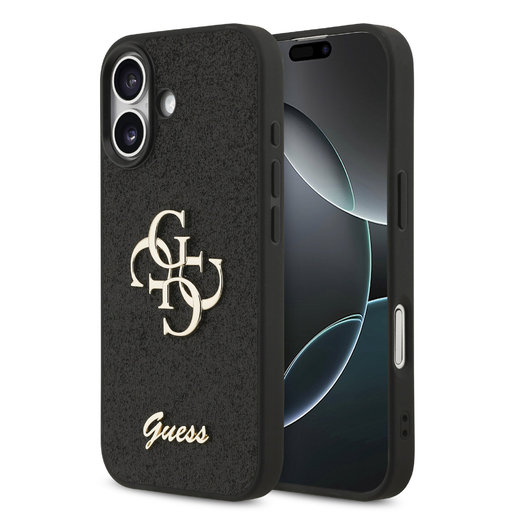 iPhone 17 Guess PU Fixed Glitter 4G Metal Logo tok iPhone 17 Guess PU Fixed Glitter 4G Metal Logo tok